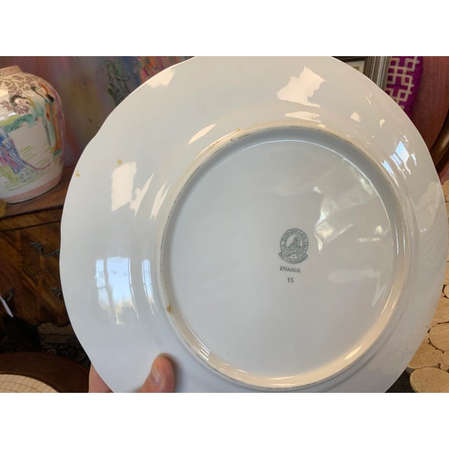 Set of Eight Fine Bohemian White Porcelain Dinner Plates For Sale - Image 12 of 13