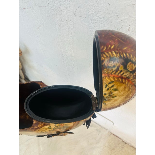 Vintage Decorative Box Shaped Like a Nautilus Shell For Sale In Charleston - Image 6 of 9