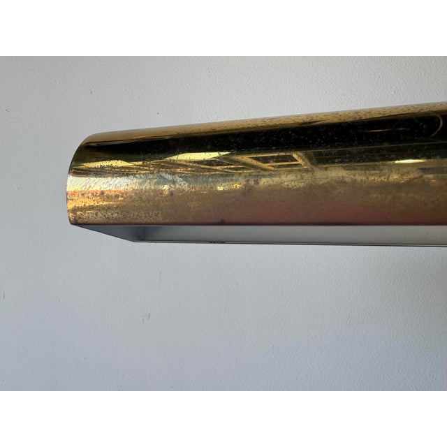 1970s 1970s Mid-Century Modern Koch & Lowy–Style Adjustable Brass Floor Lamp/ Sold For Sale - Image 5 of 12