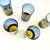 Mid Century Bluerina Footed Tumblers by Denby - Set of 5 For Sale In San Francisco - Image 6 of 11