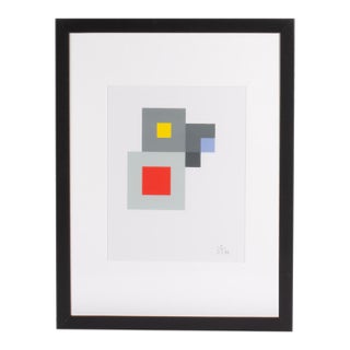 1995 “Konstruktion and Intuition” Serigraph Print by Anton Stankowski For Sale