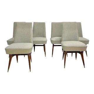 Vintage Mid 20th Century Vladimir Kagan Dining Chairs- Set of 6 For Sale