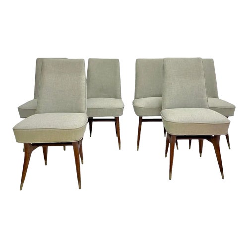 Vintage Mid 20th Century Vladimir Kagan Dining Chairs- Set of