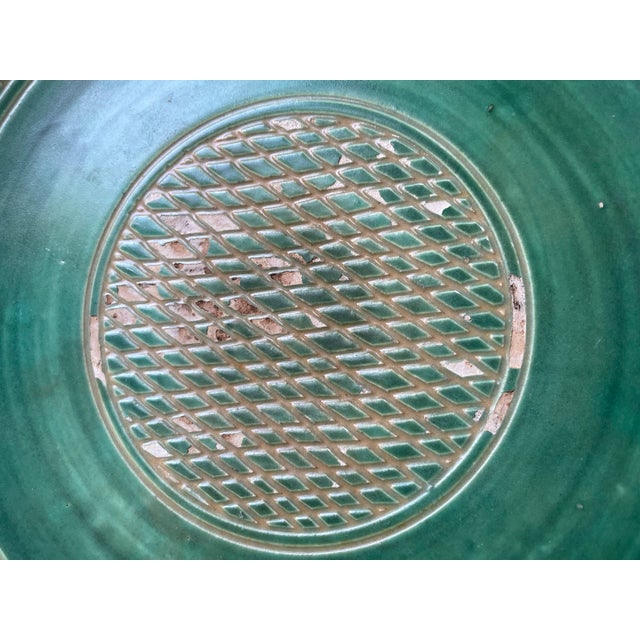 Mid-Century Danish Haunsø Keramik Emerald Green Pottery Bowl, Scandinavian Pottery, Made in Denmark For Sale - Image 10 of 15