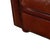 Vintage Chesterfield Leather Three-Seater Brown Sofa For Sale - Image 9 of 16