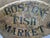 Brown Boston Fish Market Trade Sign For Sale - Image 8 of 12