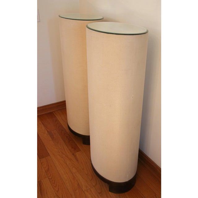 Vintage Ellipse Pedestals by Global Views - A Pair For Sale In Palm Springs - Image 6 of 13