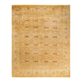 Mogul, One-of-a-Kind Hand-Knotted Area Rug in Ivory, 8' 3" x 10' 3" For Sale
