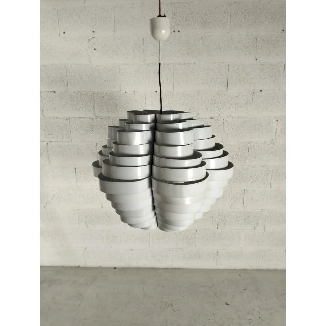 Tornado Model 1772 Pendant Light by Elio Martinelli for Martinelli Luce, 1970s For Sale - Image 9 of 13