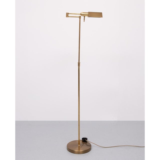 Mid-Century Modern Vintage Swing Arm Floor Lamp, 1980s For Sale - Image 3 of 7