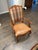 Wood Century Furniture “Town & Country” Dining Chairs – Robert Allen Fabric & Bison Nutmeg Leather For Sale - Image 7 of 8