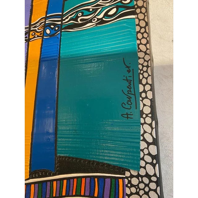 Contemporary Alain Carpentier, Unwabu, The Chameleon of Zulu Mythology, 2020, Mixed Media For Sale - Image 3 of 6