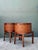 Brown Vintage Ralph Lauren Mahogany Barrel Back Dining Chairs - Set of 2 For Sale - Image 8 of 12