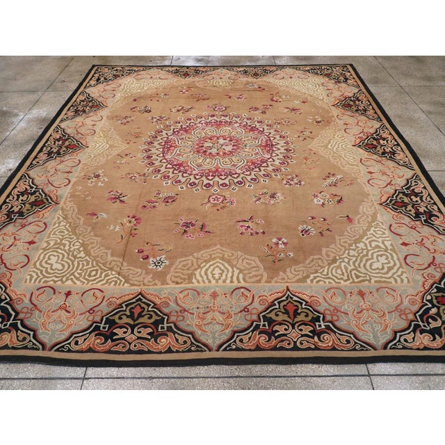 Galerie Shabab Collection Early 20th Century French Aubusson Flatweave Rug For Sale - Image 4 of 10