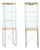 Pair of Mid-Century Modern Glass and Blond Wood Display Cases For Sale
