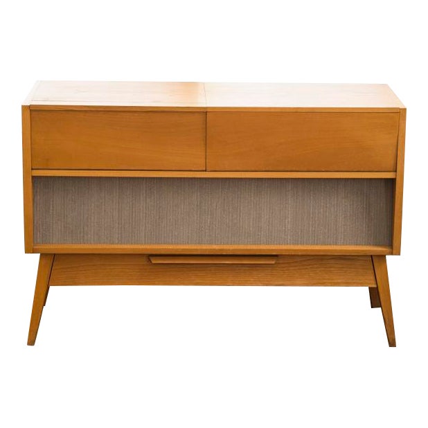 Vintage 1950 S Braun Mm3 Stereo Console Telefunken Turntable