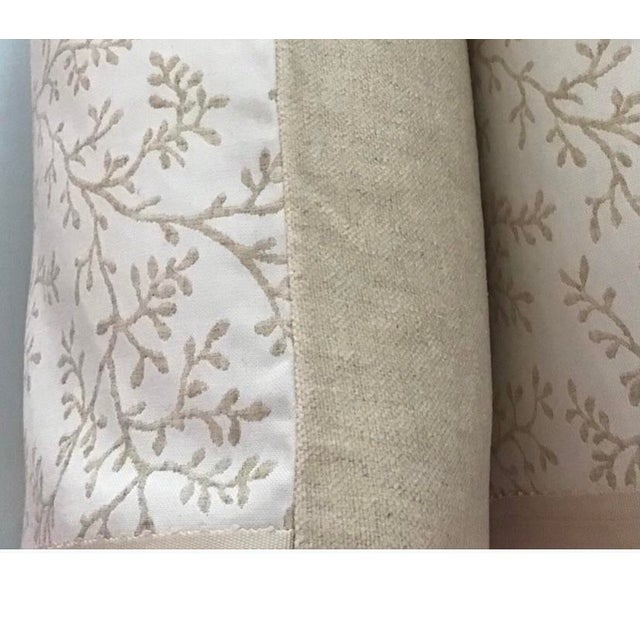 One pair of Scalamandre PillowCovers measuring 12 X 26 inches wide with invisible zipper closures. The back is a very soft...