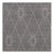 Sample - Schumacher Sylvie Embroidered Sisal Wallpaper in Charcoal For Sale