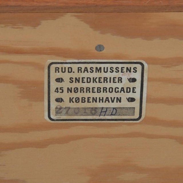 Bookcase in Mahogany by Mogens Koch, 1980s For Sale - Image 11 of 12