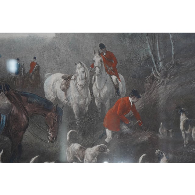 Run the Earth Heywood Hardy Hunt Scene Engraving For Sale - Image 13 of 14