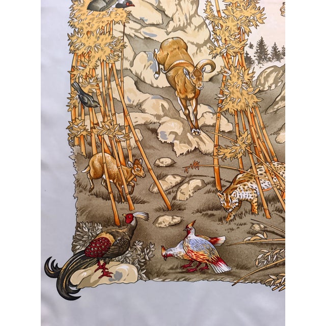 Hermès Hermès Sichuan Silk Scarf 2000 Designed by Robert Dallet For Sale - Image 4 of 11