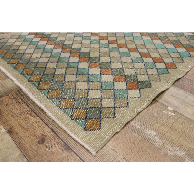 Mid 20th Century Zeki Muren Vintage Turkish Sivas Rug 03'01 X 06'00 For Sale In Dallas - Image 6 of 10