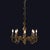 Antique French Louis XIV Gilt Bronze 8 Light Chandelier C1900 For Sale - Image 9 of 10