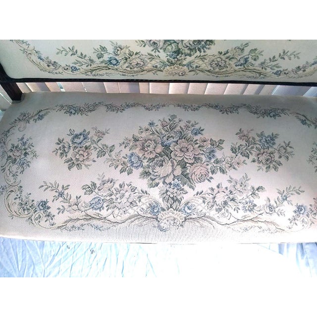 French 19th Century Louis XVI Style (Three-Piece) Walnut Parlor Suite For Sale - Image 15 of 15