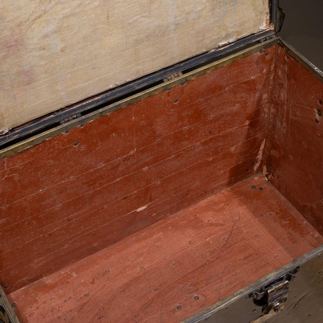 Antique Leatherold Mfg. Co. Steamer Trunk c.1880-1920 For Sale - Image 10 of 12