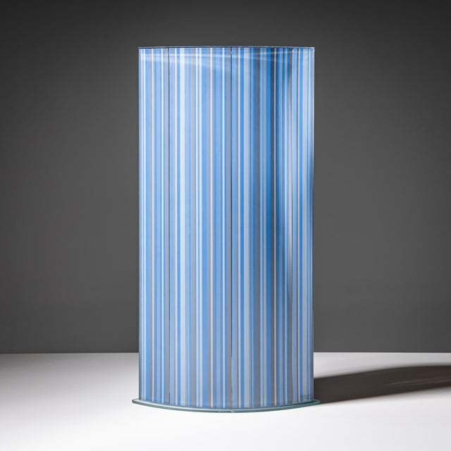Contemporary Set of Three Blue Vases by Rosenthal, 20th Century For Sale - Image 3 of 10