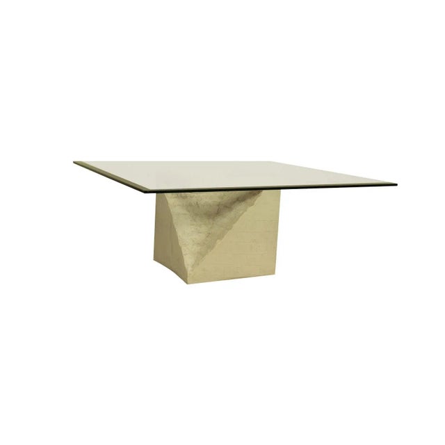 Postmodern 1970s Postmodern Mactan Stone Glass Coffee Table For Sale - Image 3 of 11