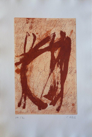 Abele, Composition abstraite, Etching