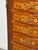Tall French Louis XV Marquetry Chest of Drawers with Marble Top For Sale - Image 4 of 7