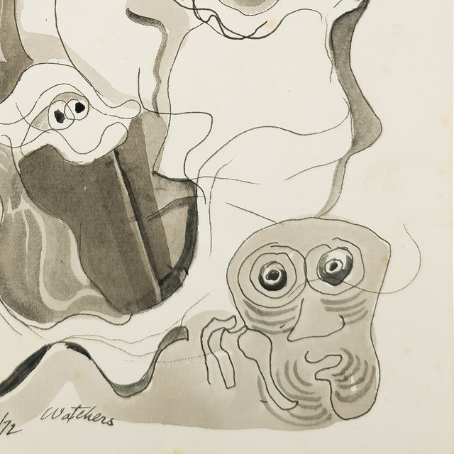 Watchers - Robert Lohman, C. 1972 For Sale In San Diego - Image 6 of 10