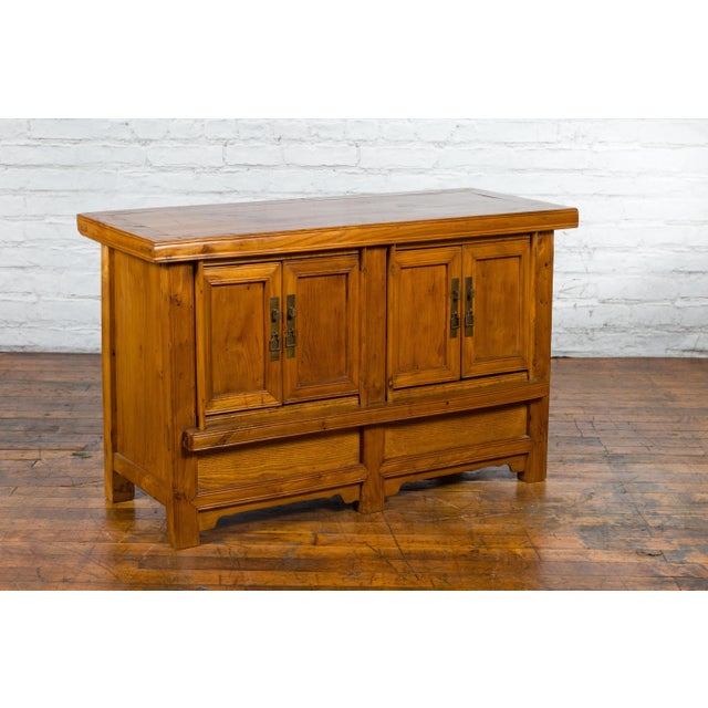 Antique Chinese Double Door Console Cabinet For Sale - Image 12 of 13