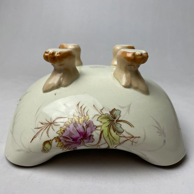 Ceramic Earthenware Bowl by Pavot for Luneville For Sale - Image 7 of 11