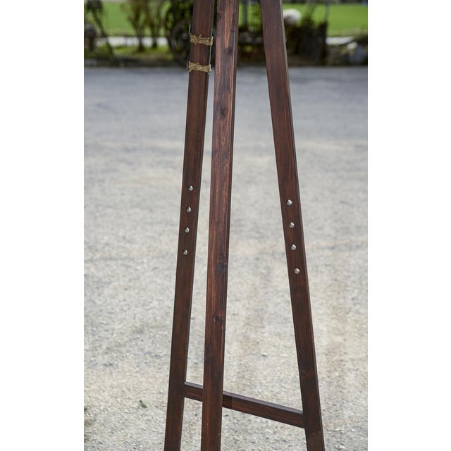 Italian Painters Easel in Wood, 1920s For Sale - Image 16 of 18