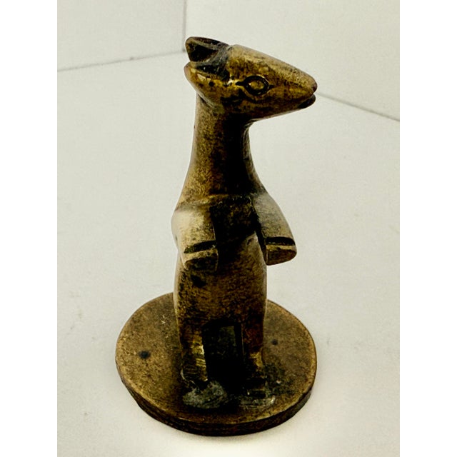 Antique Bronze Animal Scroll Weight Holder - Late 19th Century For Sale - Image 9 of 11