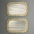 Modern Ruffle Wall Mirrors, White Murano Glass, Brass, Italy, 21st C. For Sale - Image 13 of 14