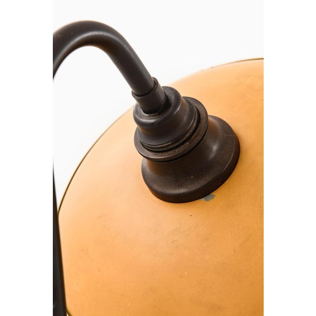 Poul Henningsen Floor Lamp in Brass, Glass, and Znic from Poul Henningsen, 1930s For Sale - Image 4 of 10