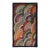 Amazing Multi Color and Geometric Desing Border Antique American Hooked Rug For Sale