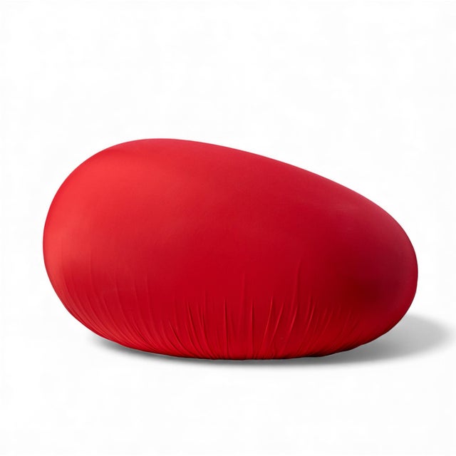 Tullio Eugenio Regge for Gufram SRL Mid Century Italian Red Detecma Chairs - Pair For Sale - Image 10 of 13