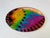 Mid-Century Modern Vintage Fiala Design Works Hand Painted Abstract Art Glass Plate For Sale - Image 3 of 10