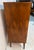 Wood Vintage MCM Four Drawer Walnut Highboy Dresser For Sale - Image 7 of 16