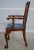 Chippendale Jw Bunker Bench Made Chippendale Walnut Armchair For Sale - Image 3 of 12