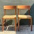 Brown Vintage MCM Danish Woven Jute Seat Chairs - A Pair For Sale - Image 8 of 12