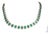 33.76 Ct Natural Emerald & Diamond Necklace Platinum For Sale