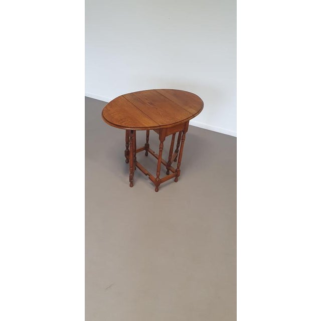 Drop Leaf Side Table For Sale - Image 5 of 12