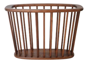 1960s Mid Century Arthur Umanoff Spindled Magazine Holder Rack