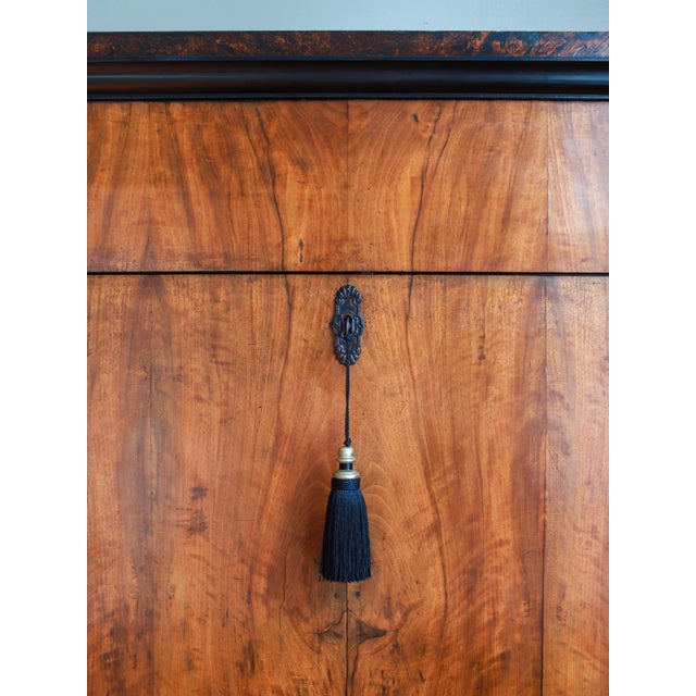 19th C Biedermeier Secretary Desk, Secrétaire À Abattant For Sale - Image 17 of 18